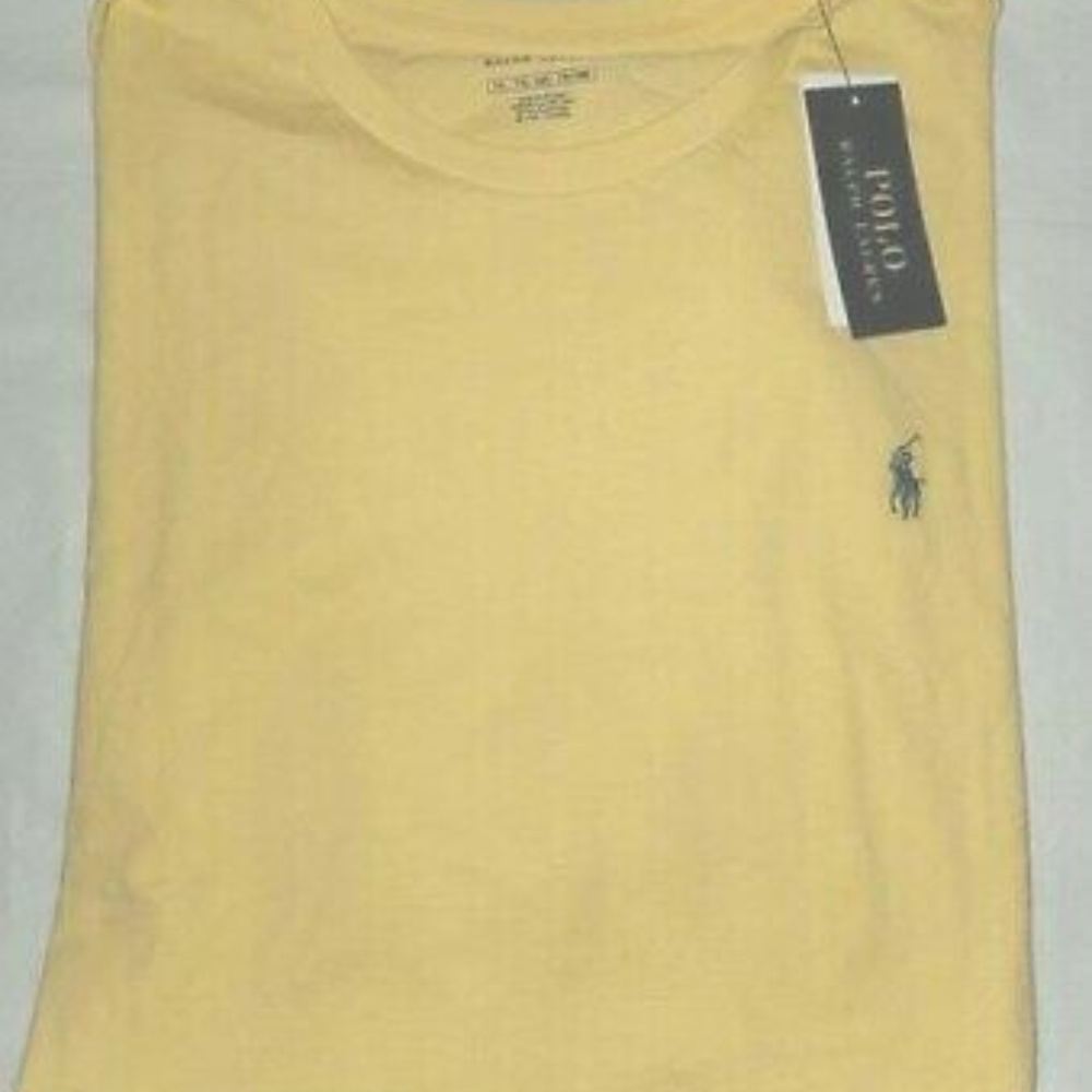 YELLOW POLO BY RALPH LAUREN TSHIRT NWT XL